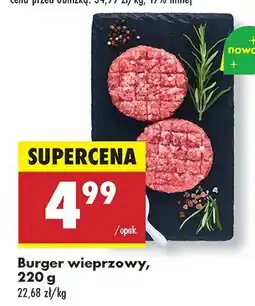 Biedronka Burger wieprzowy Biedronka oferta