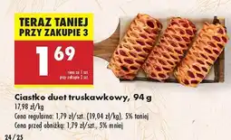 Biedronka Ciastko duet truskawkowy Biedronka oferta