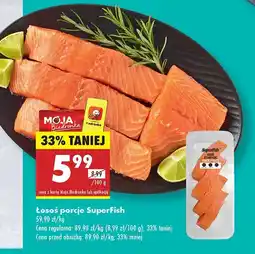 Biedronka Łosoś porcje SuperFish oferta