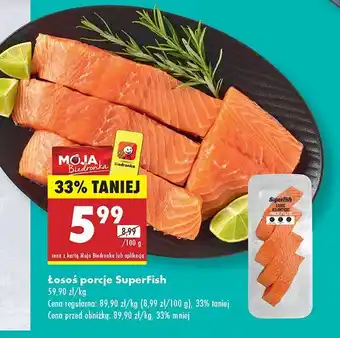Biedronka Łosoś porcje SuperFish oferta