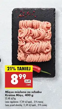 Biedronka Mięso mielone ze schabu Kraina Mięs oferta