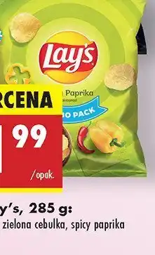 Biedronka Chipsy Lay's spicy paprika oferta
