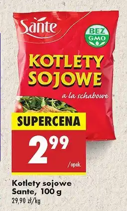 Biedronka Kotlety sojowe Sante oferta