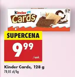 Biedronka Wafelki Kinder Cards oferta