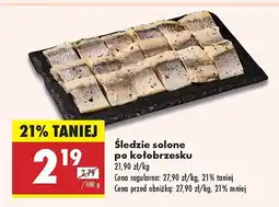 Biedronka Śledzie solone po kołobrzesku Biedronka oferta