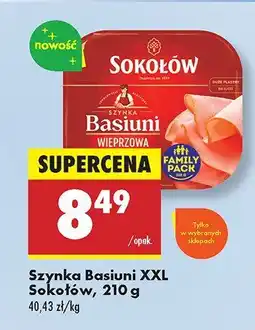 Biedronka Szynka Basiuni XXL Sokołów oferta