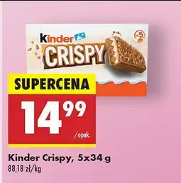 Biedronka Baton Kinder Crispy oferta