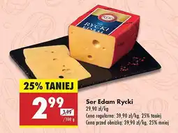 Biedronka Ser Edam Rycki oferta