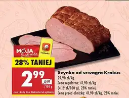 Biedronka Szynka od szwagra Krakus oferta