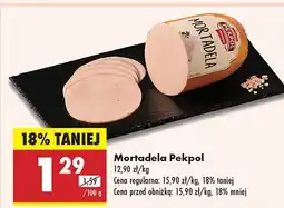 Biedronka Mortadela Pekpol oferta