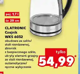 Kaufland Czajnik Clatronic WKS 6032 oferta