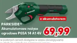 Kaufland Akumulatorowe nożyce ogrodowe PARKSIDE PGSA 14 A1 4V oferta