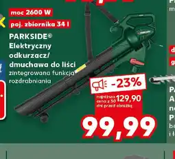 Kaufland Elektryczny odkurzacz/dmuchawa do liści Parkside oferta