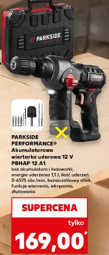Kaufland Akumulatorowa wiertarka udarowa 12 V PARKSIDE PERFORMANCE® PBHAP 12 A1 oferta