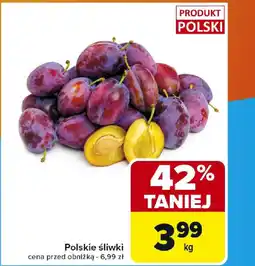 Carrefour Polskie śliwki oferta