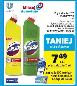Carrefour Płyn do wc domestos oferta