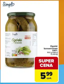 Carrefour Ogórki konserwowe simpl oferta