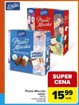 Carrefour Ptasie mleczko wedel oferta