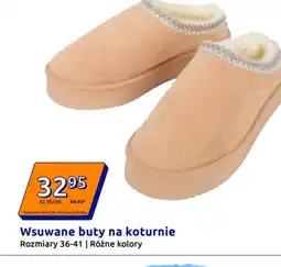 Action Wsuwane buty na koturnie oferta