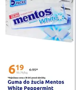 Action Guma do żucia Mentos White Peppermint oferta