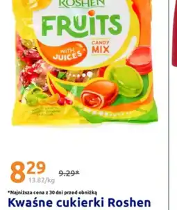 Action Kwaśne cukierki Roshen Fruits oferta
