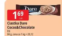 E.Leclerc Ciastka w mlecznej czekoladzie Eti Dare oferta