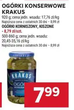 Stokrotka Market Ogórki konserwowe Krakus oferta