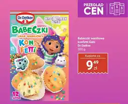 Dino Babeczki waniliowe konfetti Koci Domek Gabi Dr.Oetker oferta