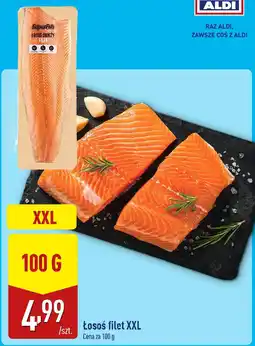 ALDI Łosoś filet XXL SuperFish oferta