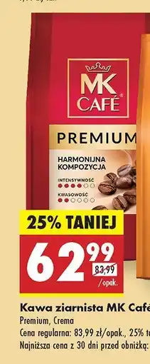 Biedronka Kawa ziarnista MK Café Premium oferta