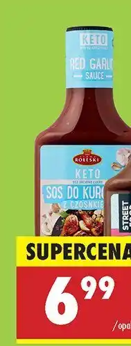 Biedronka Sos Keto do kurczaka z czosnkiem Roleski oferta