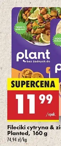 Biedronka Fileciki cytryna & zioła Planted oferta