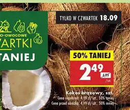 Biedronka Kokos brązowy Biedronka oferta