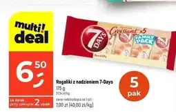 Dealz Croissanty z nadzieniem o smaku kakaowym 7 Days oferta