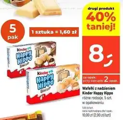 Dealz Batoniki croki orzechowe Kinder Happy Hippo oferta