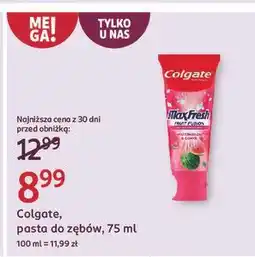 Rossmann Pasta do zębów watermelon & guava Colgate Max Fresh oferta