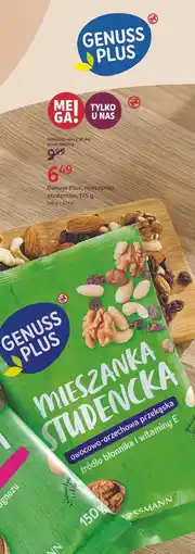 Rossmann Mieszanka studencka Genuss Plus oferta