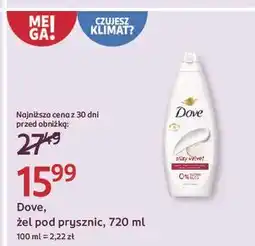 Rossmann Żel pod prysznic silky velvet Dove oferta