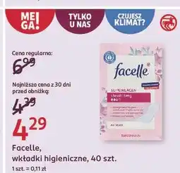 Rossmann Wkładki higieniczne classic lang Facelle oferta