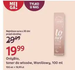 Rossmann Toner do włosów waniliowy Only Bio oferta