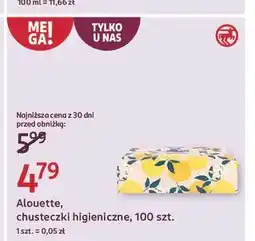 Rossmann Chusteczki higieniczne Alouette oferta