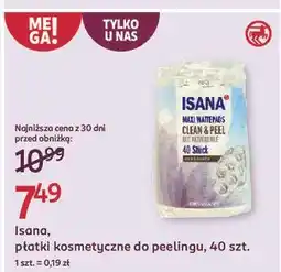 Rossmann Płatki kosmetyczne do peelingu Isana oferta