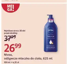 Rossmann Mleczko odżywcze skóra bardzo sucha z pompką Nivea oferta
