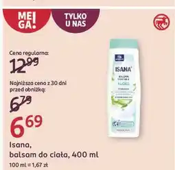 Rossmann Balsam do ciała aloes Isana oferta
