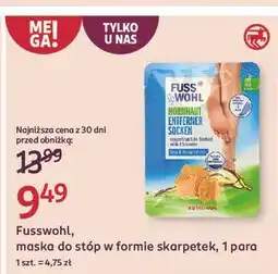 Rossmann Maska-skarpety do stóp usuwająca zrogowacenia Fusswohl oferta