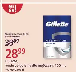 Rossmann Woda po goleniu refreshing Gillette oferta