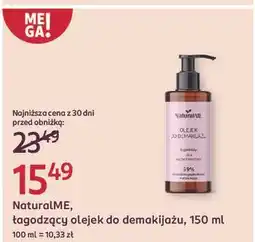 Rossmann Olejek do demakijażu cera wrażliwa i sucha Naturalme oferta