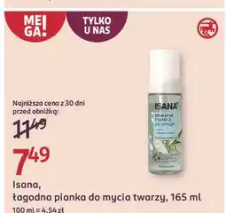 Rossmann Pianka oczyszczająca do twarzy łagodna Isana oferta