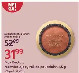 Rossmann Róż do policzków nr 25 Max Factor Facefinity Blush oferta