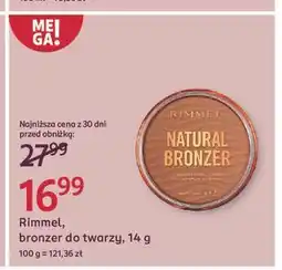 Rossmann Puder Rimmel Natural Bronzer oferta